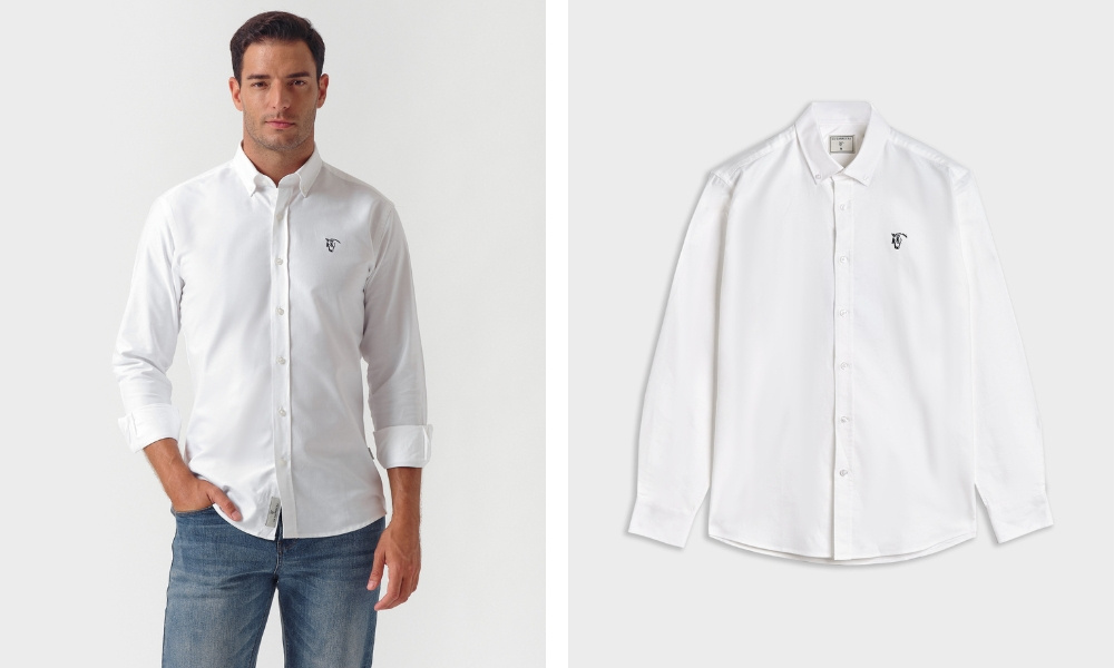 CAMISA OXFORD BLANCA - LA GARROCHA