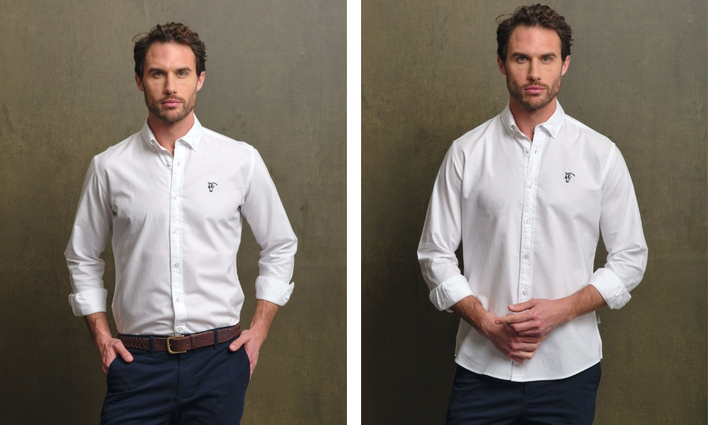 Camisa Garment Dyed | Blanco - La Garrocha