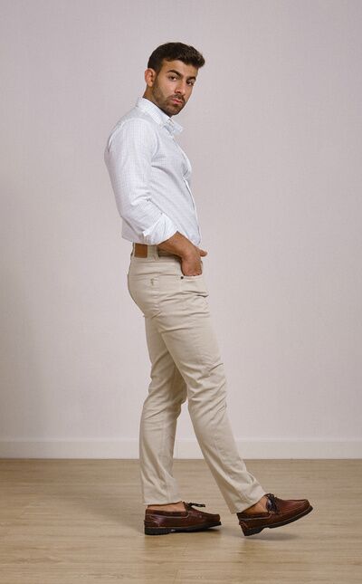 Cinco Bolsillos | Beige Claro