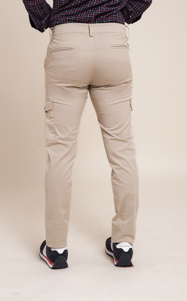 Chinos Cargo Beige Claro| La Garrocha