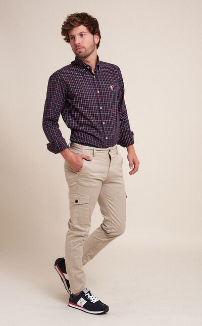 Chinos Cargo | Beige Claro
