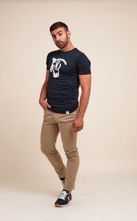 Camiseta Relincho | Marino & Blanco