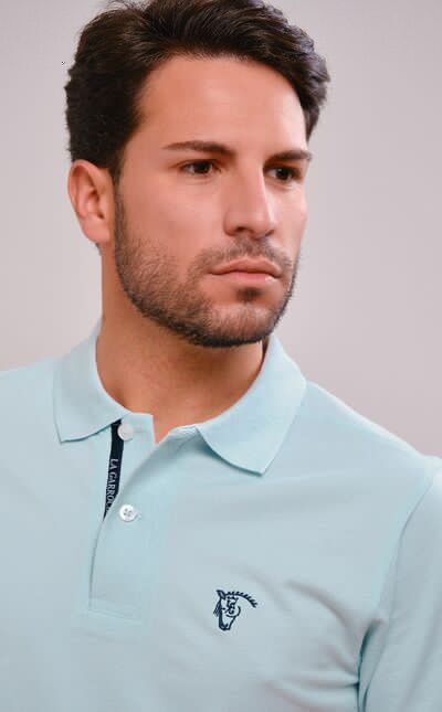 Polo Oxford | Celeste