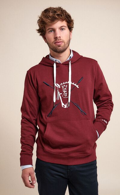 Sudadera con Capucha | Tinto