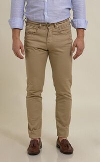 Five-pocket trousers | Camel