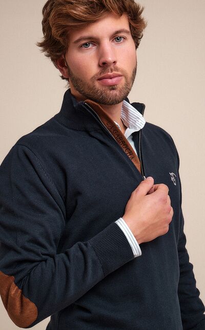 Media Cremallera Brand | Marino
