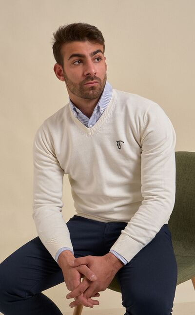 V-neck sweater | Crudo