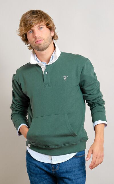 Sudadera Cuello Polo | Acebo
