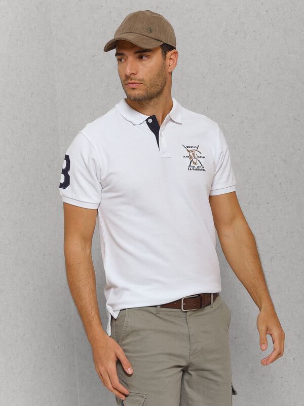 Number Polo | Blanco