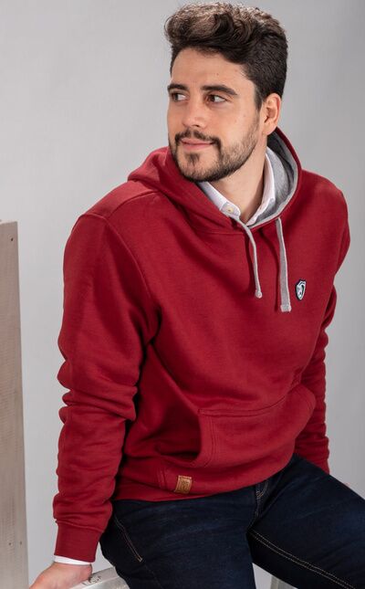 Sudadera con Capucha | Burdeos